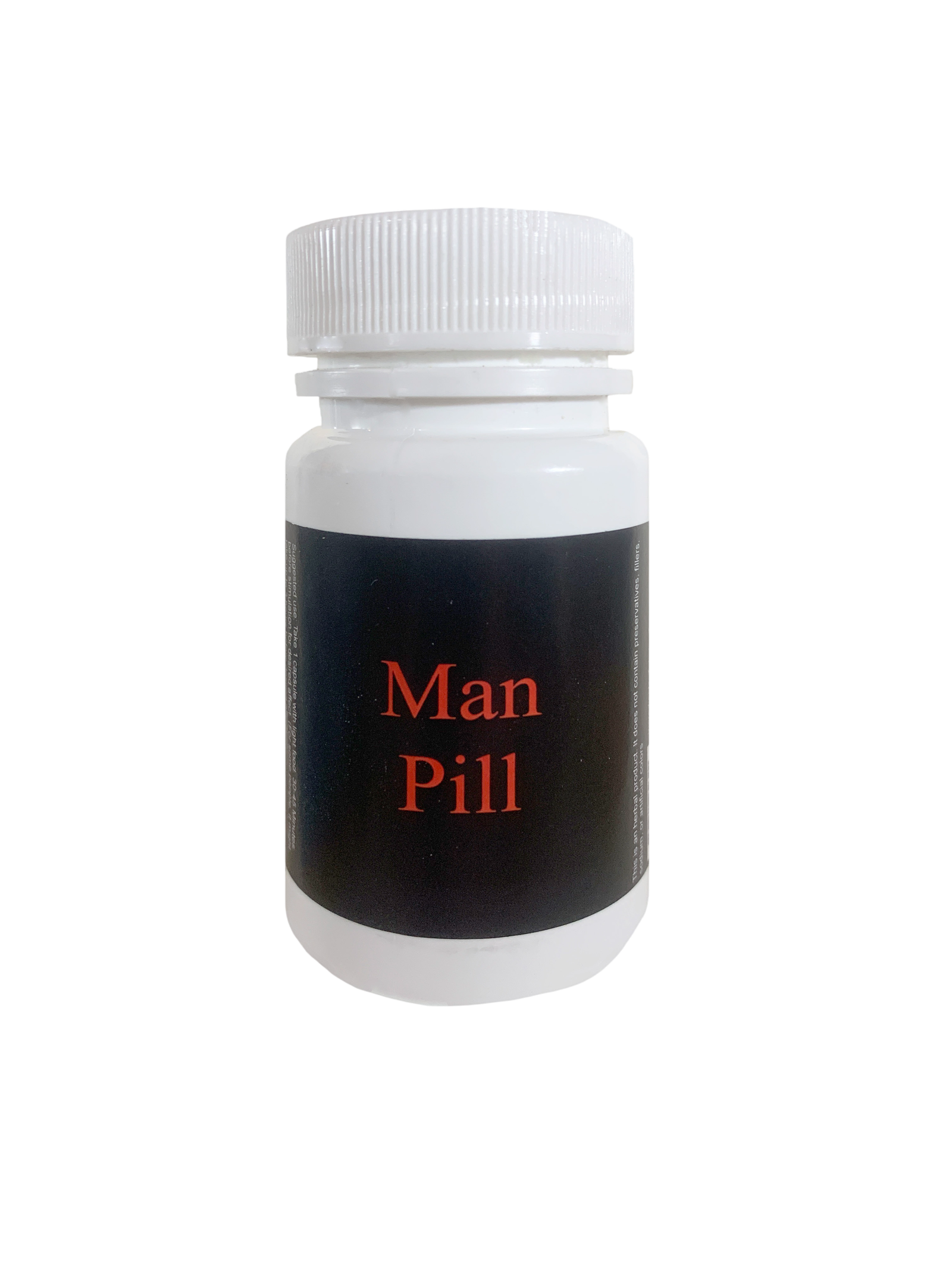 Man Pill Bottle